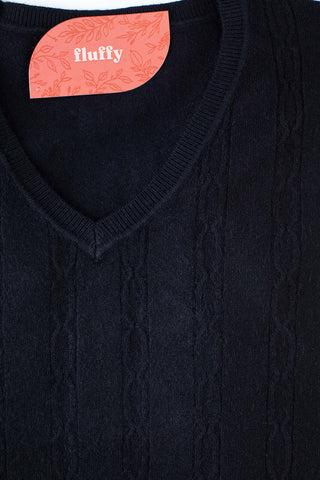 Blusa feminina gola v 81163 - Enluaze - Vestuário e Acessórios em Couro Legítimo