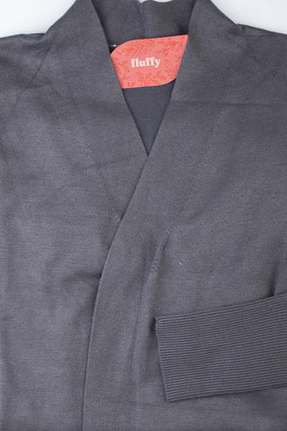 Cardigan de malha alongado feminino 85096 - Enluaze - Vestuário e Acessórios em Couro Legítimo