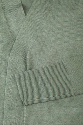 Cardigan de malha alongado feminino 85096 - Enluaze - Vestuário e Acessórios em Couro Legítimo