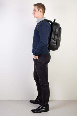 Mochila de couro executiva para notebook Oliver - Enluaze - Bolsas, Mochilas e Acessórios em Couro Legítimo