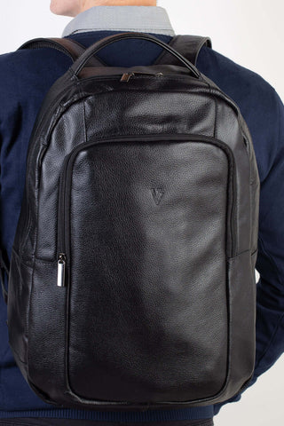 Mochila de couro executiva para notebook Oliver - Enluaze - Bolsas, Mochilas e Acessórios em Couro Legítimo