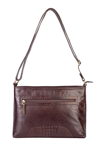 Bolsa transversal de couro liso Antonela - Enluaze - Bolsas, Mochilas e Acessórios em Couro Legítimo