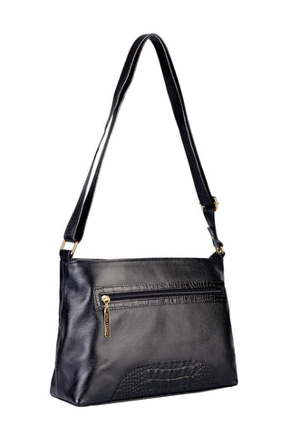 Bolsa transversal de couro liso Antonela - Enluaze - Bolsas, Mochilas e Acessórios em Couro Legítimo