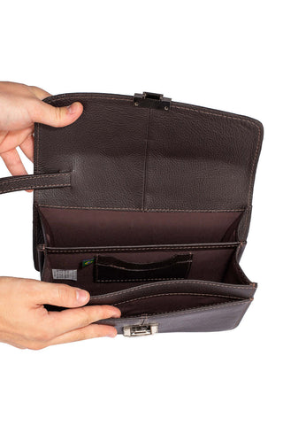 Capanga de couro 18x22x10cm - Enluaze - Bolsas, Mochilas e Acessórios em Couro Legítimo