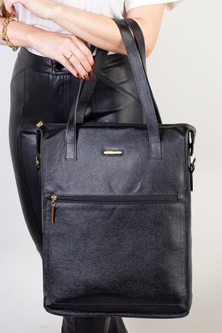 Bolsa/Pasta para notebook em couro liso Sandra - Enluaze - Bolsas, Mochilas e Acessórios em Couro Legítimo