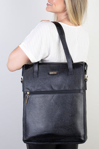 Bolsa/Pasta para notebook em couro liso Sandra - Enluaze - Bolsas, Mochilas e Acessórios em Couro Legítimo
