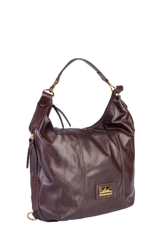 Bolsa mochila saco em couro liso Charlote - Enluaze - Bolsas, Mochilas e Acessórios em Couro Legítimo