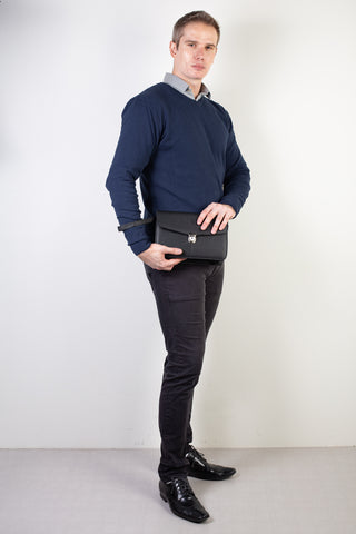 Capanga de couro 18x22x10cm - Enluaze - Bolsas, Mochilas e Acessórios em Couro Legítimo