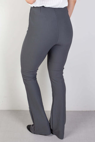 Calça flare cintura alta feminina 80020 - Enluaze - Vestuário e Acessórios em Couro Legítimo