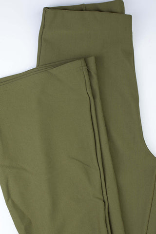 Calça flare cintura alta feminina 80020 - Enluaze - Vestuário e Acessórios em Couro Legítimo