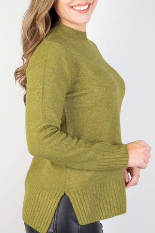 Blusa suéter de malha feminina 82933 - Enluaze - Vestuário e Acessórios em Couro Legítimo