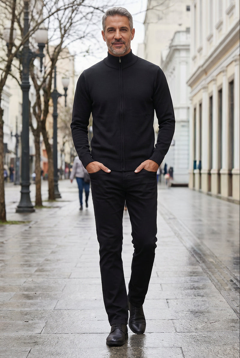 Jaqueta masculina malha leve 69225