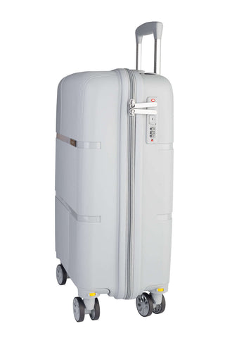 Mala bordo polipropileno com cadeado acoplado de segredo Boston - Enluaze - Bolsas, Mochilas e Acessórios em Couro Legítimo