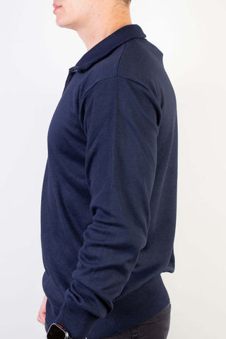 Blusa masculina gola com zíper 90207 - Enluaze - Vestuário e Acessórios em Couro Legítimo