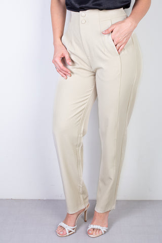 Calça feminina alfaiataria skinny 51985