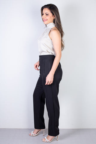 Calça feminina alfaiataria skinny 51985