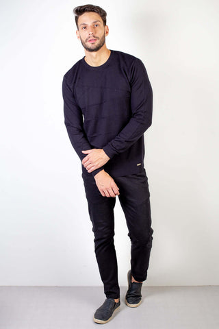 Blusa masculina de malha 50616 - Enluaze - Vestuário e Acessórios em Couro Legítimo