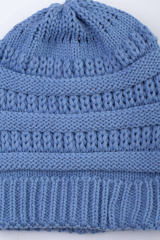 Gorro de inverno tricô feminino para frio 61150 - Enluaze - Vestuário e Acessórios em Couro Legítimo