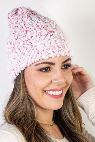 Gorro de tricô feminino para inverno 61361 - Enluaze - Vestuário e Acessórios em Couro Legítimo