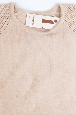 Blusa meia manga feminina de malha 61579 - Enluaze - Vestuário e Acessórios em Couro Legítimo