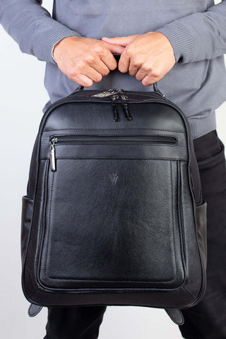 Mochila masculina de couro floater Daniel - Enluaze - Bolsas, Mochilas e Acessórios em Couro Legítimo