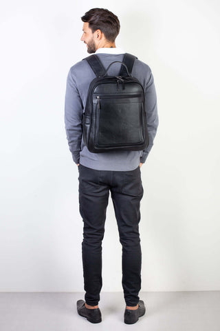 Mochila masculina de couro floater Daniel - Enluaze - Bolsas, Mochilas e Acessórios em Couro Legítimo