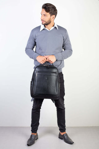 Mochila masculina de couro floater Daniel - Enluaze - Bolsas, Mochilas e Acessórios em Couro Legítimo