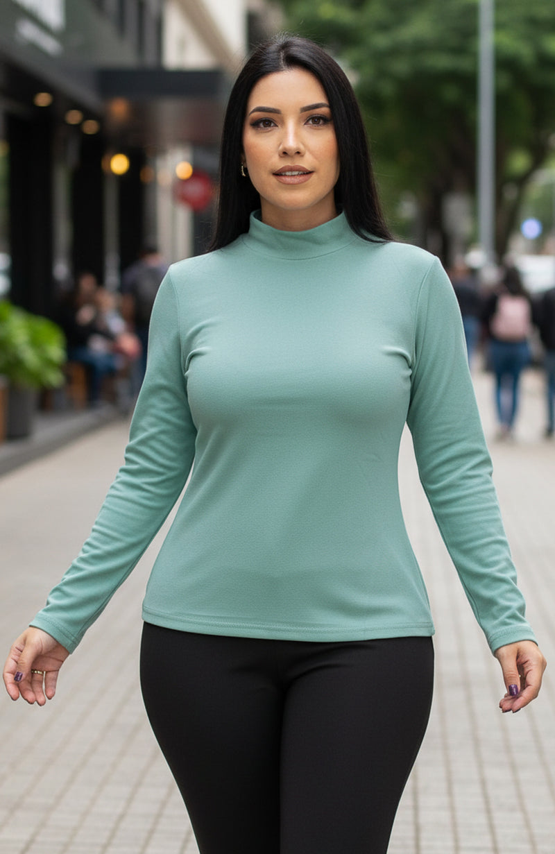 Blusa térmica segunda pele gola rolê 87356
