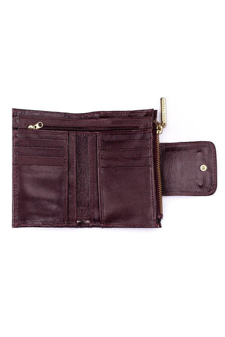 Carteira feminina de couro croco Lanna 10x15,5cm - Enluaze - Bolsas, Mochilas e Acessórios em Couro Legítimo