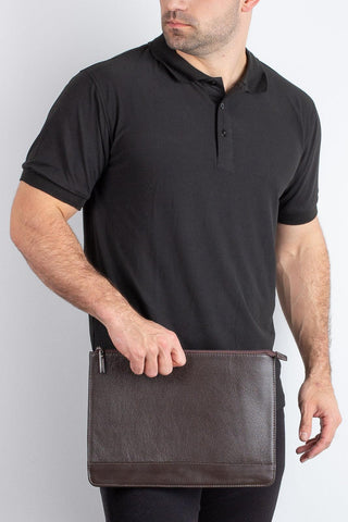 Pasta envelope de couro para Macbook 13 Eduardo - Enluaze - Bolsas, Mochilas e Acessórios em Couro Legítimo