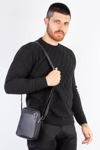 Bolsa shoulder bag de couro Pietro - Enluaze - Bolsas, Mochilas e Acessórios em Couro Legítimo