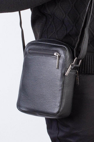 Bolsa shoulder bag de couro Pietro - Enluaze - Bolsas, Mochilas e Acessórios em Couro Legítimo