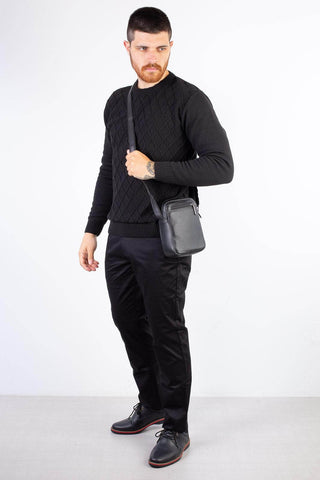 Bolsa shoulder bag de couro Pietro - Enluaze - Bolsas, Mochilas e Acessórios em Couro Legítimo