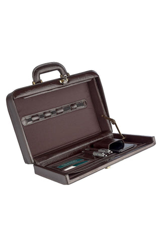 Maleta pequena em couro com segredo Doctor - Enluaze - Bolsas, Mochilas e Acessórios em Couro Legítimo