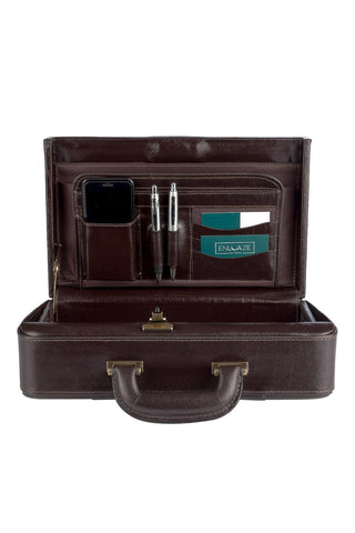 Maleta pequena em couro com segredo Doctor - Enluaze - Bolsas, Mochilas e Acessórios em Couro Legítimo