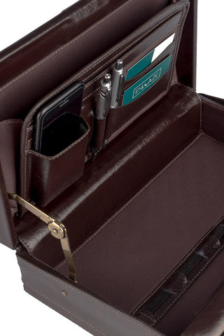 Maleta pequena em couro com segredo Doctor - Enluaze - Bolsas, Mochilas e Acessórios em Couro Legítimo