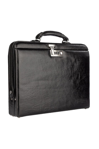 Maleta em couro com segredo Block - Enluaze - Bolsas, Mochilas e Acessórios em Couro Legítimo