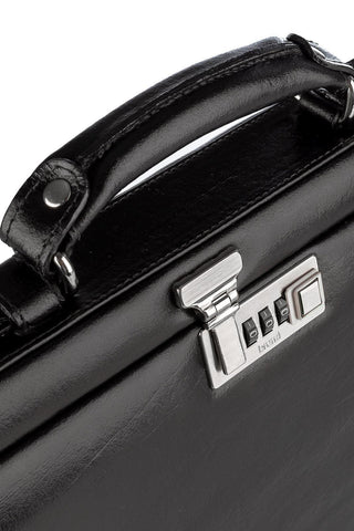 Maleta em couro com segredo Block - Enluaze - Bolsas, Mochilas e Acessórios em Couro Legítimo