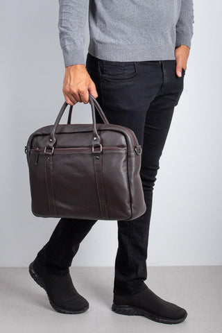 Pasta executiva de couro Scott - Enluaze - Bolsas, Mochilas e Acessórios em Couro Legítimo