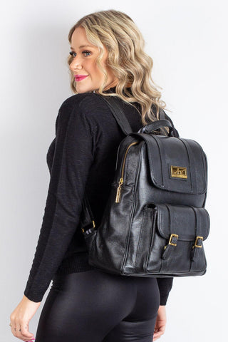 Mochila de couro liso Trip - Enluaze - Bolsas, Mochilas e Acessórios em Couro Legítimo