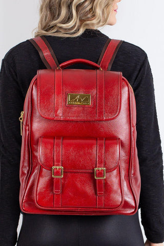 Mochila de couro liso Trip - Enluaze - Bolsas, Mochilas e Acessórios em Couro Legítimo