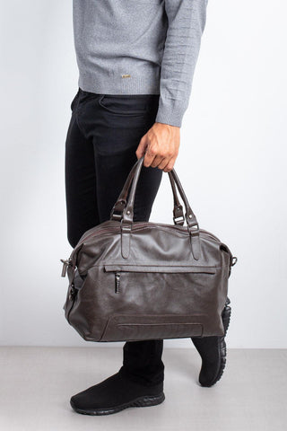 Mala de bordo em couro Firenze - Enluaze - Bolsas, Mochilas e Acessórios em Couro Legítimo