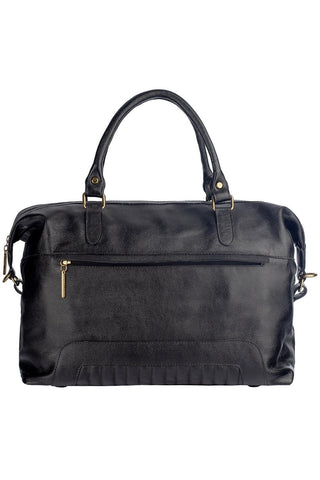 Mala de bordo feminina em couro liso Firenze - Enluaze - Bolsas, Mochilas e Acessórios em Couro Legítimo