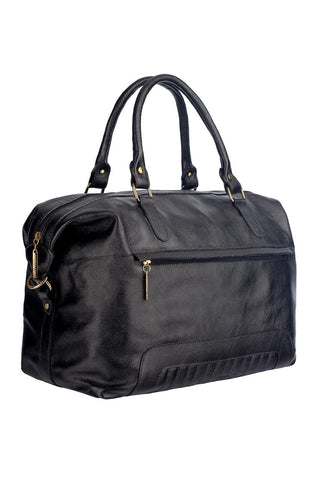 Mala de bordo feminina em couro liso Firenze - Enluaze - Bolsas, Mochilas e Acessórios em Couro Legítimo