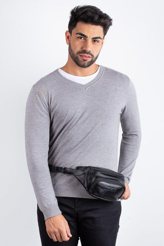 Pochete masculina de couro Igor - Enluaze - Bolsas, Mochilas e Acessórios em Couro Legítimo