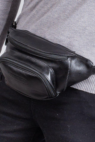 Pochete masculina de couro Igor - Enluaze - Bolsas, Mochilas e Acessórios em Couro Legítimo