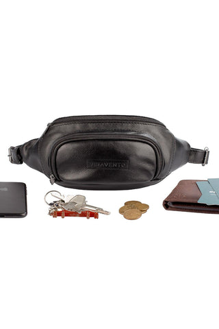 Pochete masculina de couro Igor - Enluaze - Bolsas, Mochilas e Acessórios em Couro Legítimo