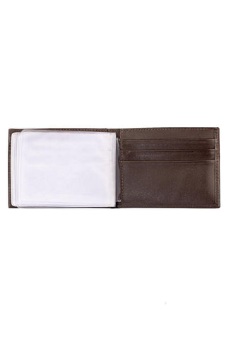 Carteira masculina de couro italiano John 8,5x11,5cm - Enluaze - Bolsas e Mochilas em Couro Legítimo - Vira Vento