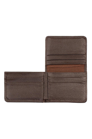 Carteira masculina em couro floater Fred 8,5x11cm - Enluaze - Bolsas, Mochilas e Acessórios em Couro Legítimo
