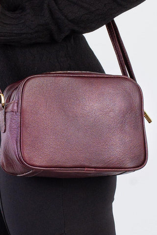 Bolsa quadrada pequena de couro liso Diana - Enluaze - Bolsas, Mochilas e Acessórios em Couro Legítimo